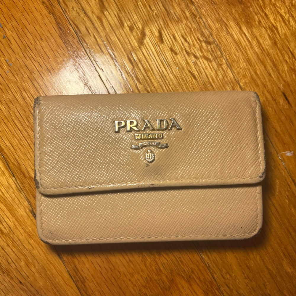 Prada Saffiano Leather Card Holder